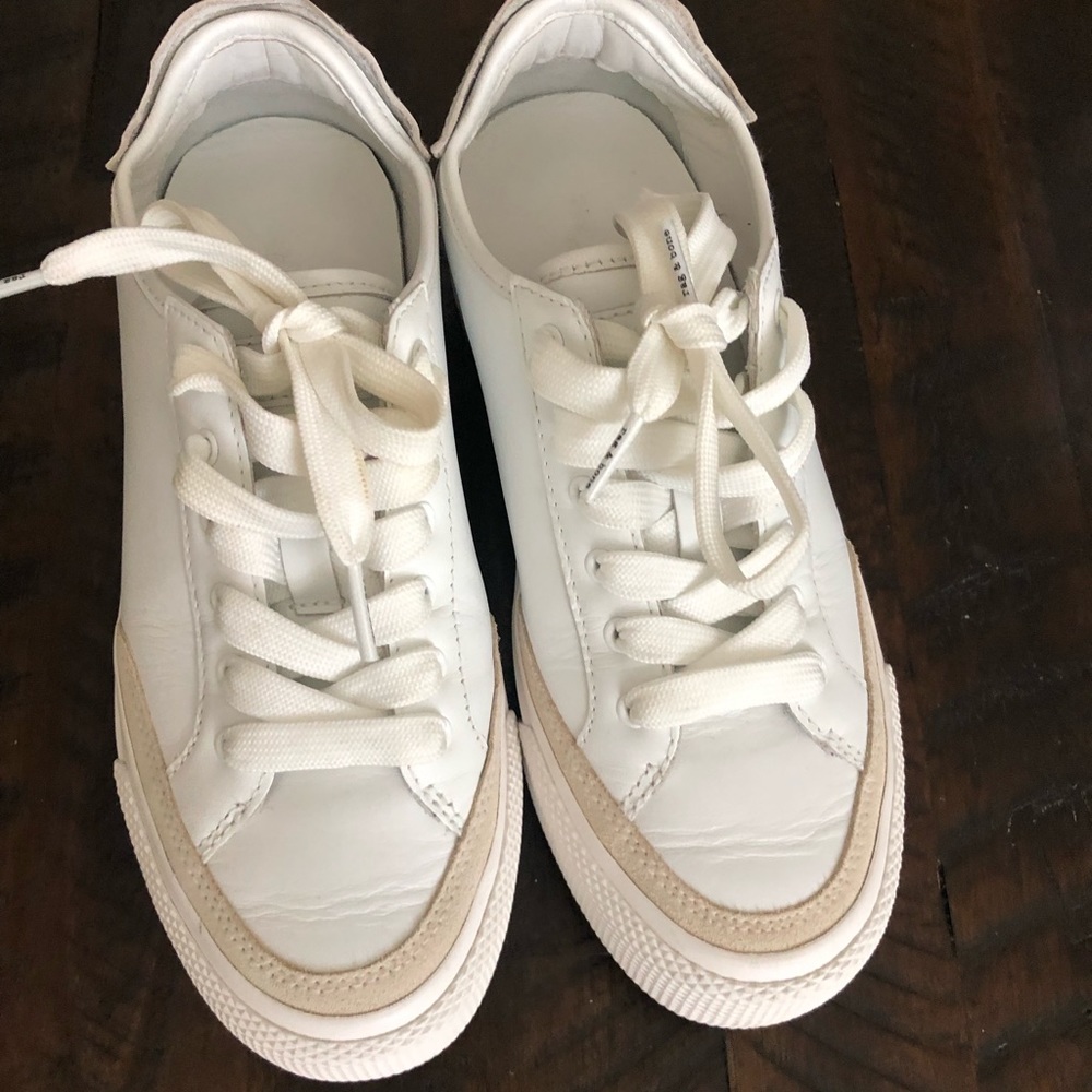 Rag and Bone White low top sneakers